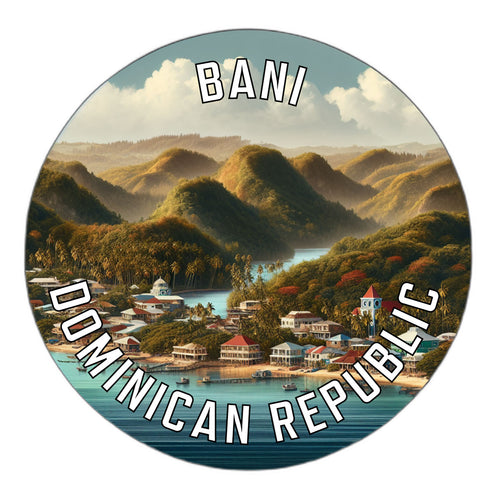 Bani Dominican Republic Souvenir Vinyl Decal Sticker 3-Inch