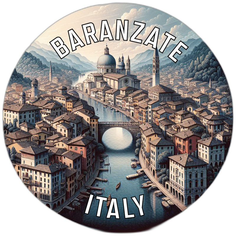 Baranzate Italy Souvenir Die Cut Flat Magnet 4-Inch