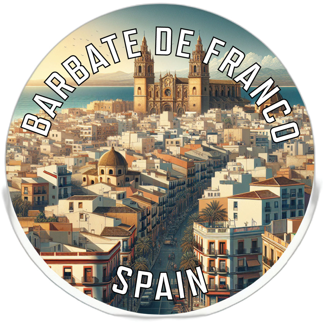 Barbate de Franco Spain Souvenir Vinyl Decal Sticker 4-Inch