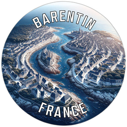 Barentin France Souvenir Vinyl Decal Sticker 6-Inch