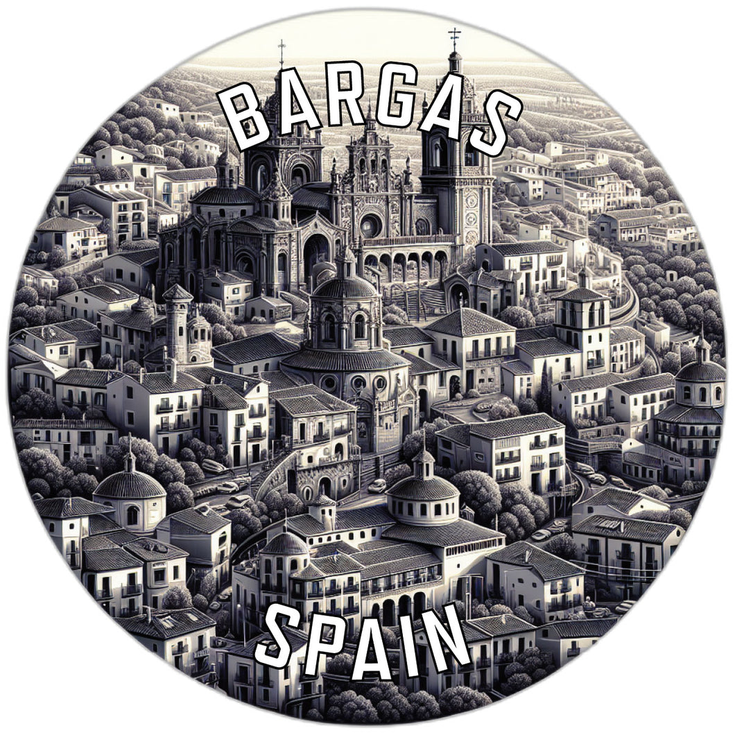 Bargas Spain Souvenir Vinyl Decal Sticker 2-Inch