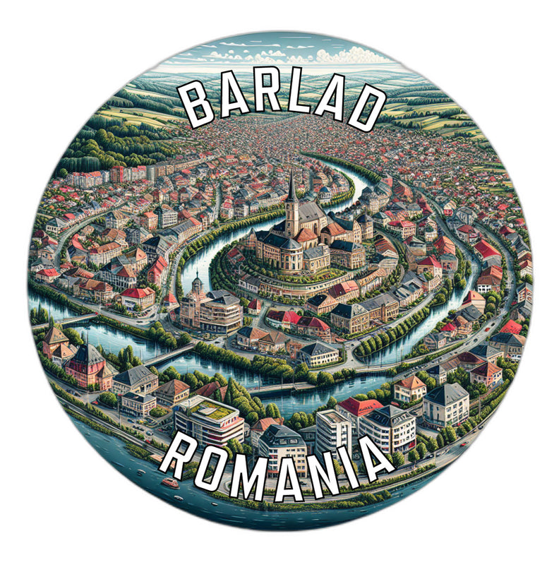 Barlad Romania Souvenir Vinyl Decal Sticker 6-Inch