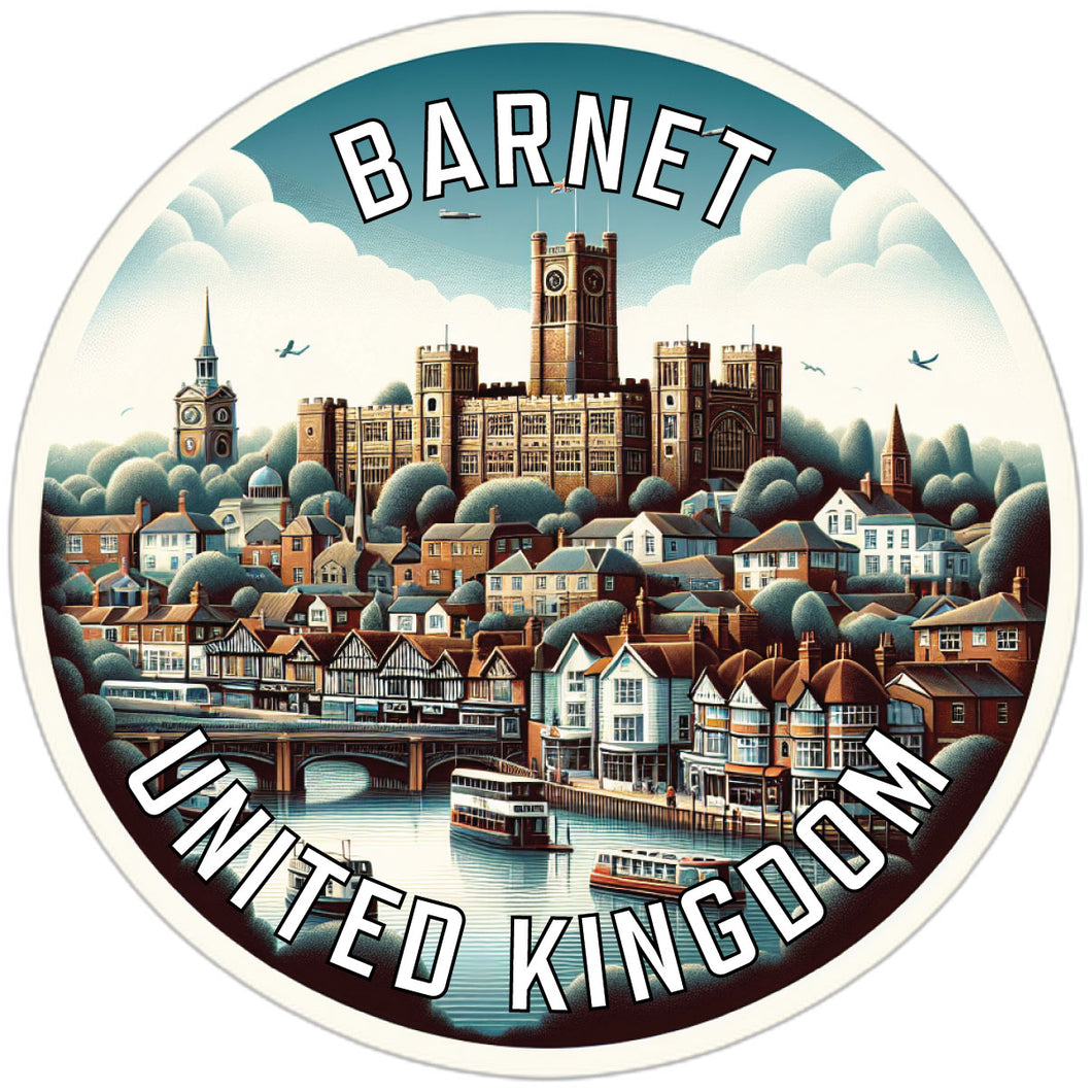 Barnet United Kingdom Souvenir Vinyl Decal Sticker 3-Inch
