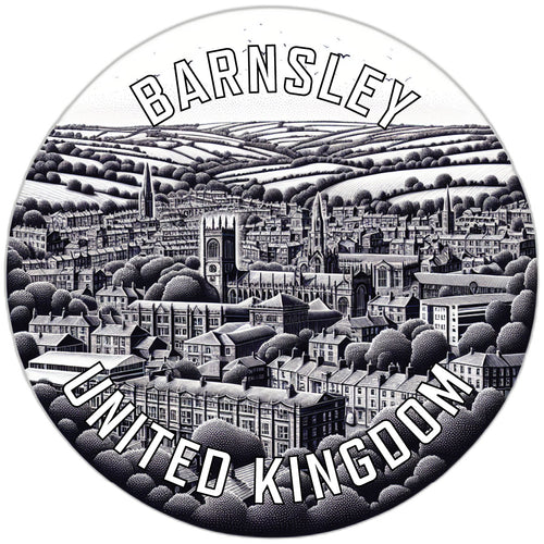 Barnsley United Kingdom Souvenir Vinyl Decal Sticker 6-Inch