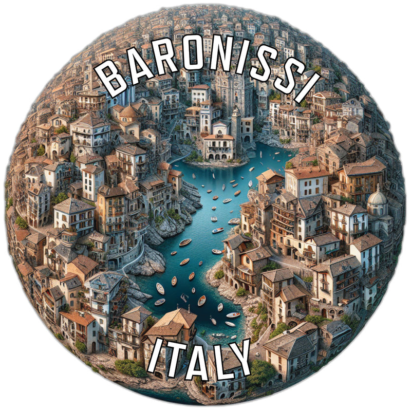 Baronissi Italy Souvenir Vinyl Decal Sticker 6-Inch