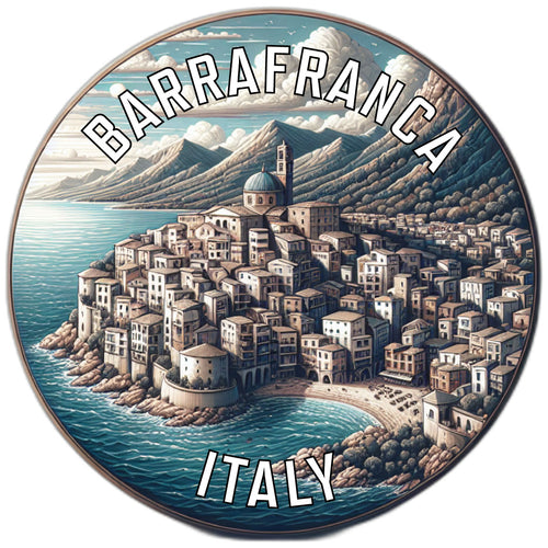 Barrafranca Italy Souvenir Die Cut Flat Magnet 2-Inch