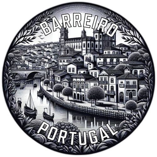 Barreiro Portugal Souvenir Die Cut Flat Magnet 6-Inch