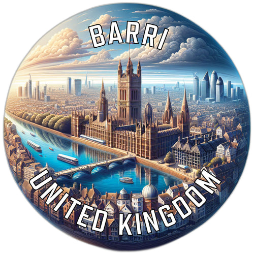 Barri United Kingdom Souvenir Vinyl Decal Sticker 2-Inch