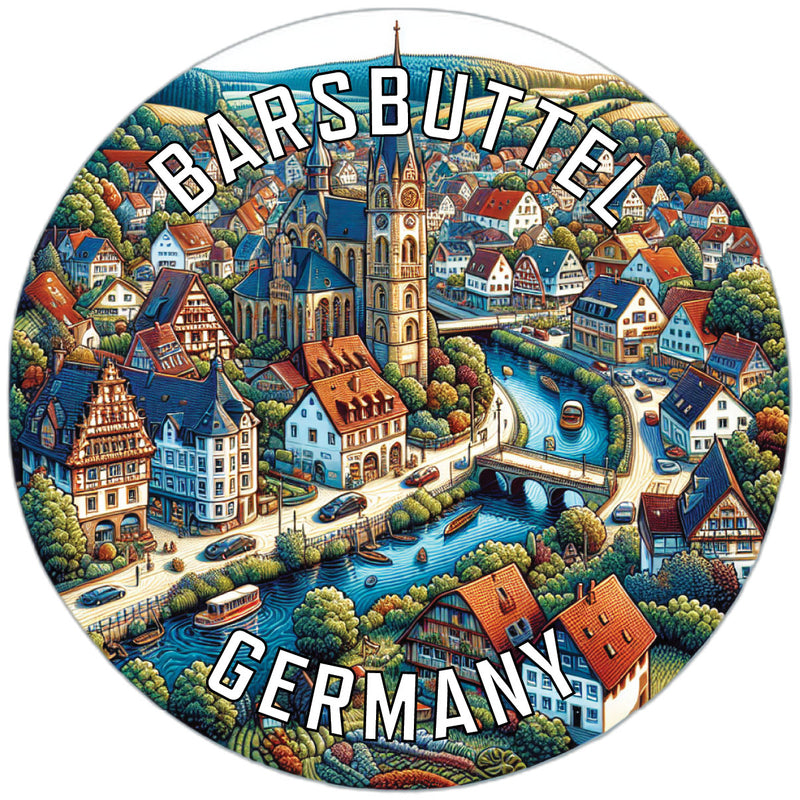 Barsbuttel Germany Souvenir Vinyl Decal Sticker 2-Inch