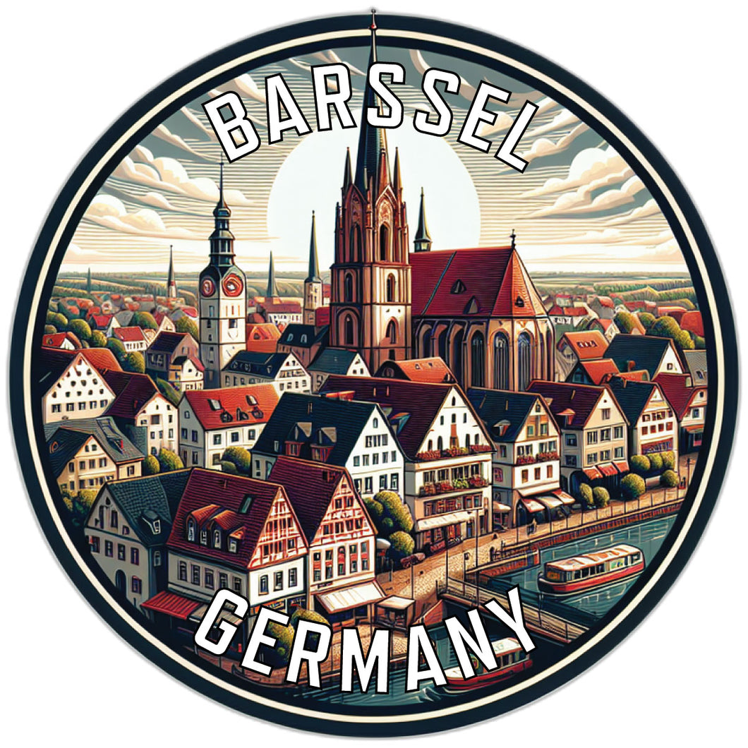 Barssel Germany Souvenir Vinyl Decal Sticker 2-Inch