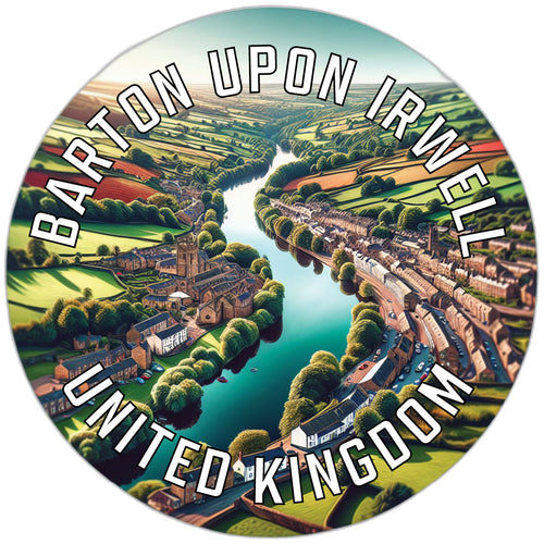 Barton upon Irwell United Kingdom Souvenir Die Cut Flat Magnet 6-Inch