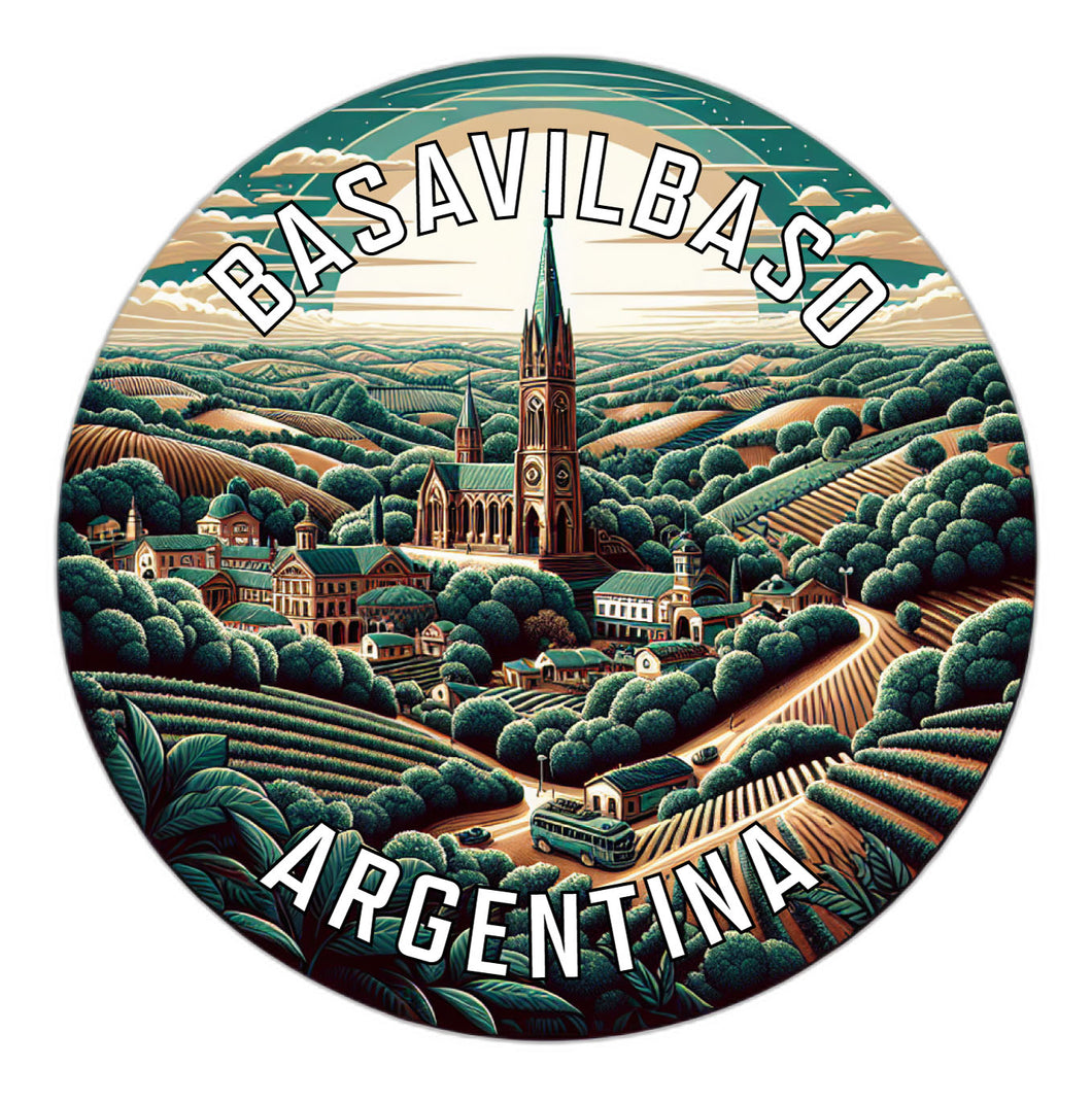 Basavilbaso Argentina Souvenir Vinyl Decal Sticker 2-Inch
