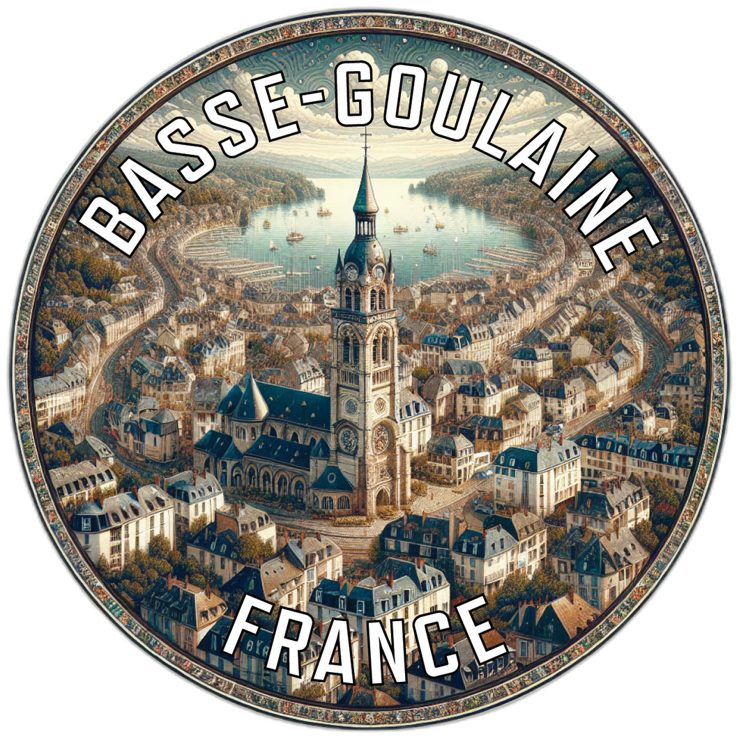 Basse Goulaine France Souvenir Vinyl Decal Sticker 2-Inch