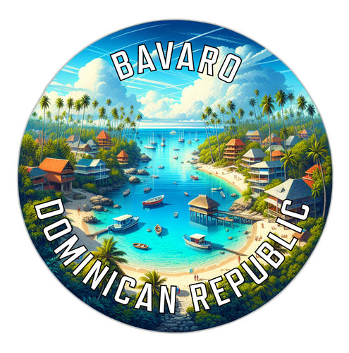 Bavaro Dominican Republic Souvenir Vinyl Decal Sticker 2-Inch