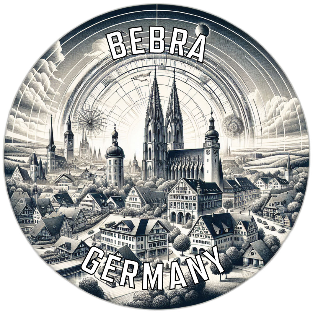 Bebra Germany Souvenir Die Cut Flat Magnet 2-Inch