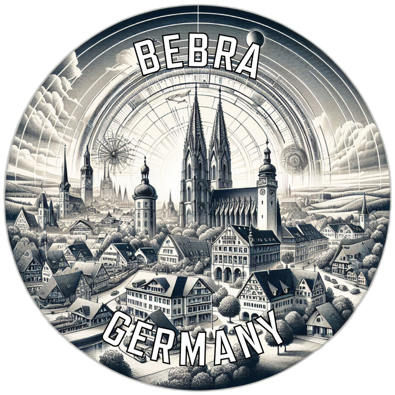 Bebra Germany Souvenir Die Cut Flat Magnet 2-Inch