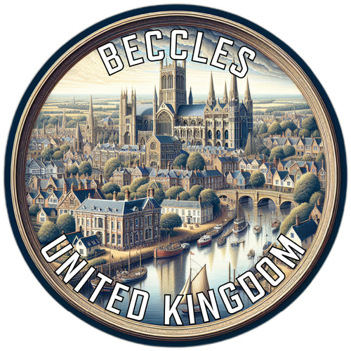 Beccles United Kingdom Souvenir Vinyl Decal Sticker 6-Inch