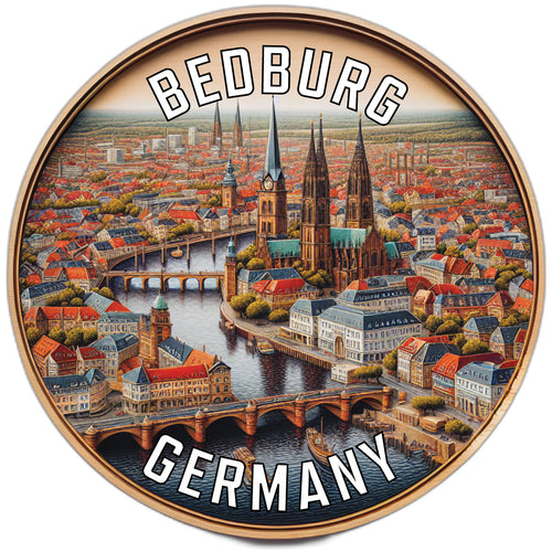 Bedburg Germany Souvenir Vinyl Decal Sticker 2-Inch