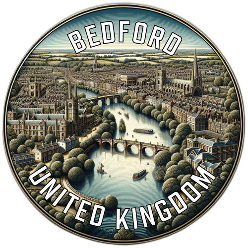 Bedford United Kingdom Souvenir Vinyl Decal Sticker 6-Inch