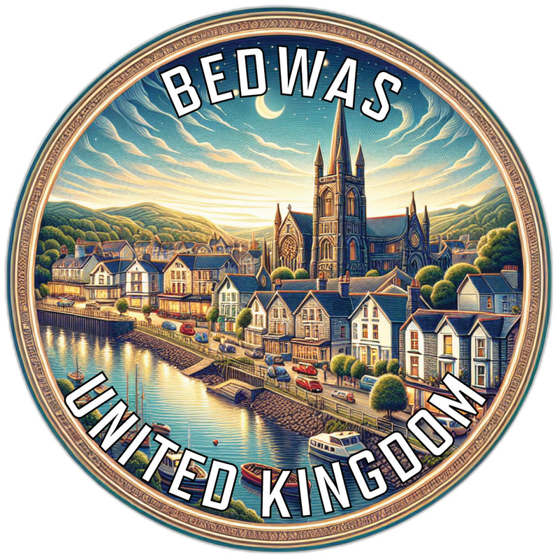 Bedwas United Kingdom Souvenir Vinyl Decal Sticker 6-Inch