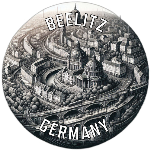 Beelitz Germany Souvenir Die Cut Flat Magnet 2-Inch