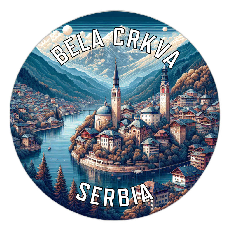 Bela Crkva Serbia Souvenir Vinyl Decal Sticker 2-Inch