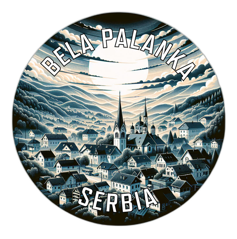 Bela Palanka Serbia Souvenir Die Cut Flat Magnet 3-Inch