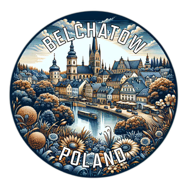 Belchatow Poland Souvenir Vinyl Decal Sticker 6-Inch