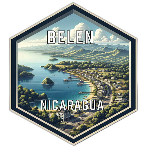 Belen Nicaragua Travel Destination Souvenir Vinyl Decal Sticker 4-Inch