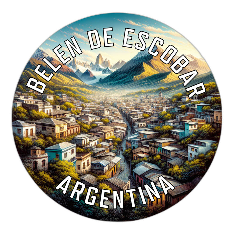 Belen de Escobar Argentina Souvenir Die Cut Flat Magnet 6-Inch