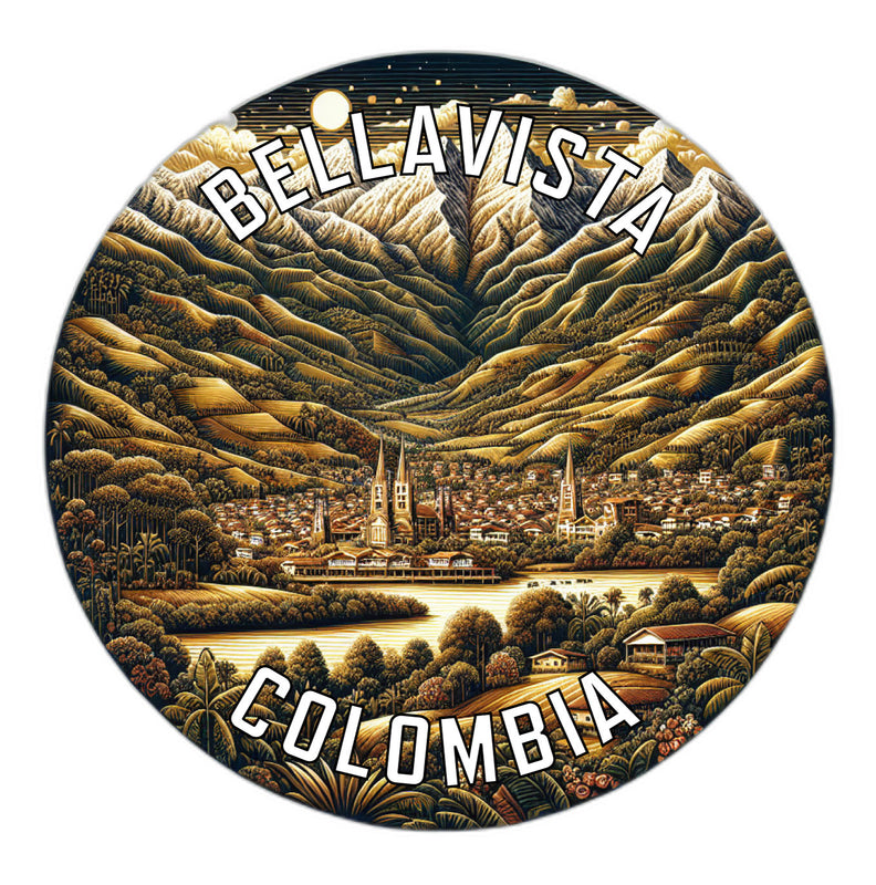 Bellavista Colombia Souvenir Vinyl Decal Sticker 6-Inch
