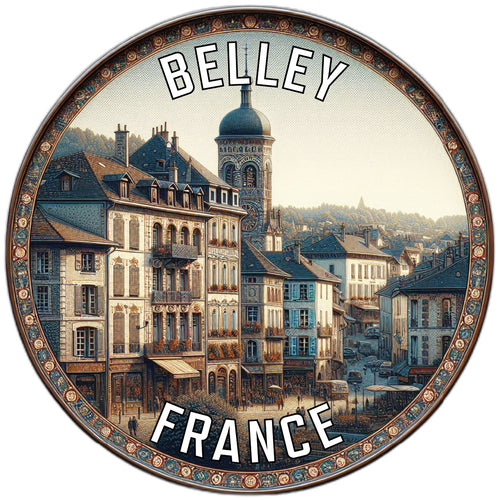 Belley France Souvenir Vinyl Decal Sticker 6-Inch