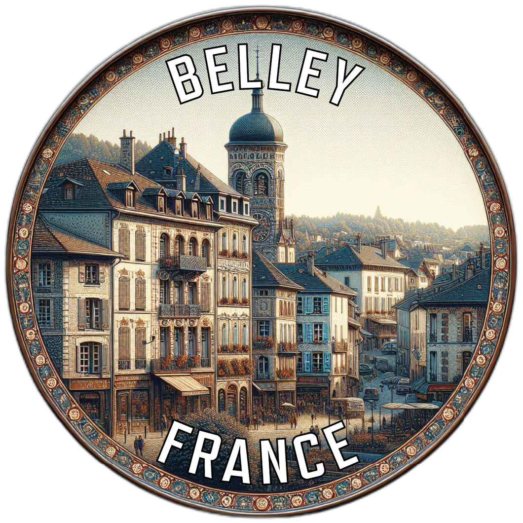Belley France Souvenir Vinyl Decal Sticker 6-Inch