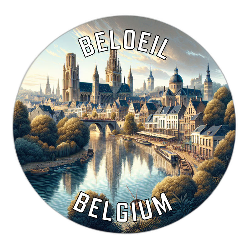 Beloeil Belgium Souvenir Vinyl Decal Sticker 2-Inch