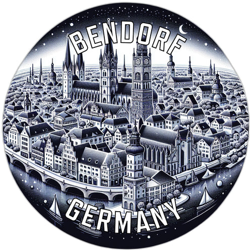 Bendorf Germany Souvenir Vinyl Decal Sticker 2-Inch
