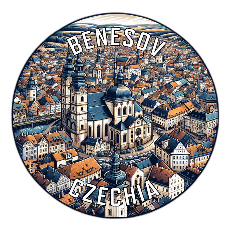 Benesov Czechia Souvenir Vinyl Decal Sticker 2-Inch