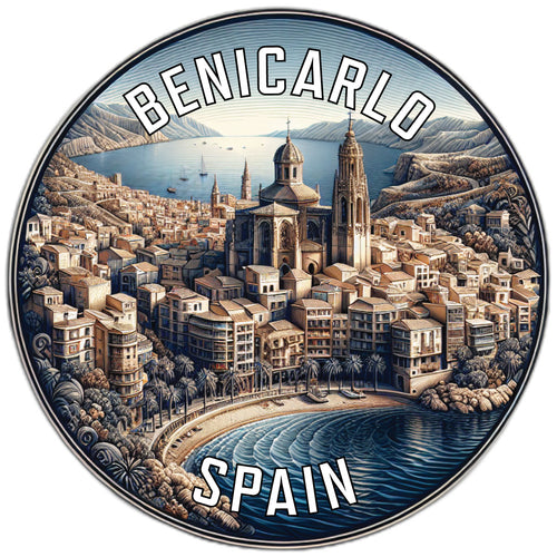 Benicarlo Spain Souvenir Vinyl Decal Sticker 2-Inch