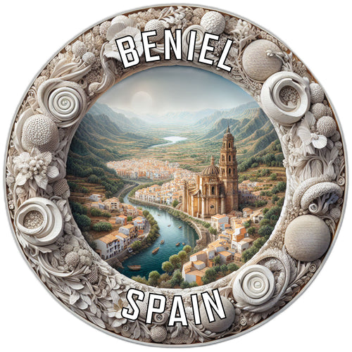 Beniel Spain Souvenir Vinyl Decal Sticker 6-Inch