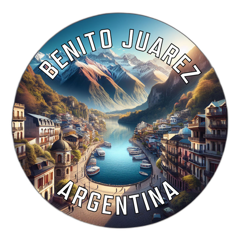 Benito Juarez Argentina Souvenir Vinyl Decal Sticker 2-Inch