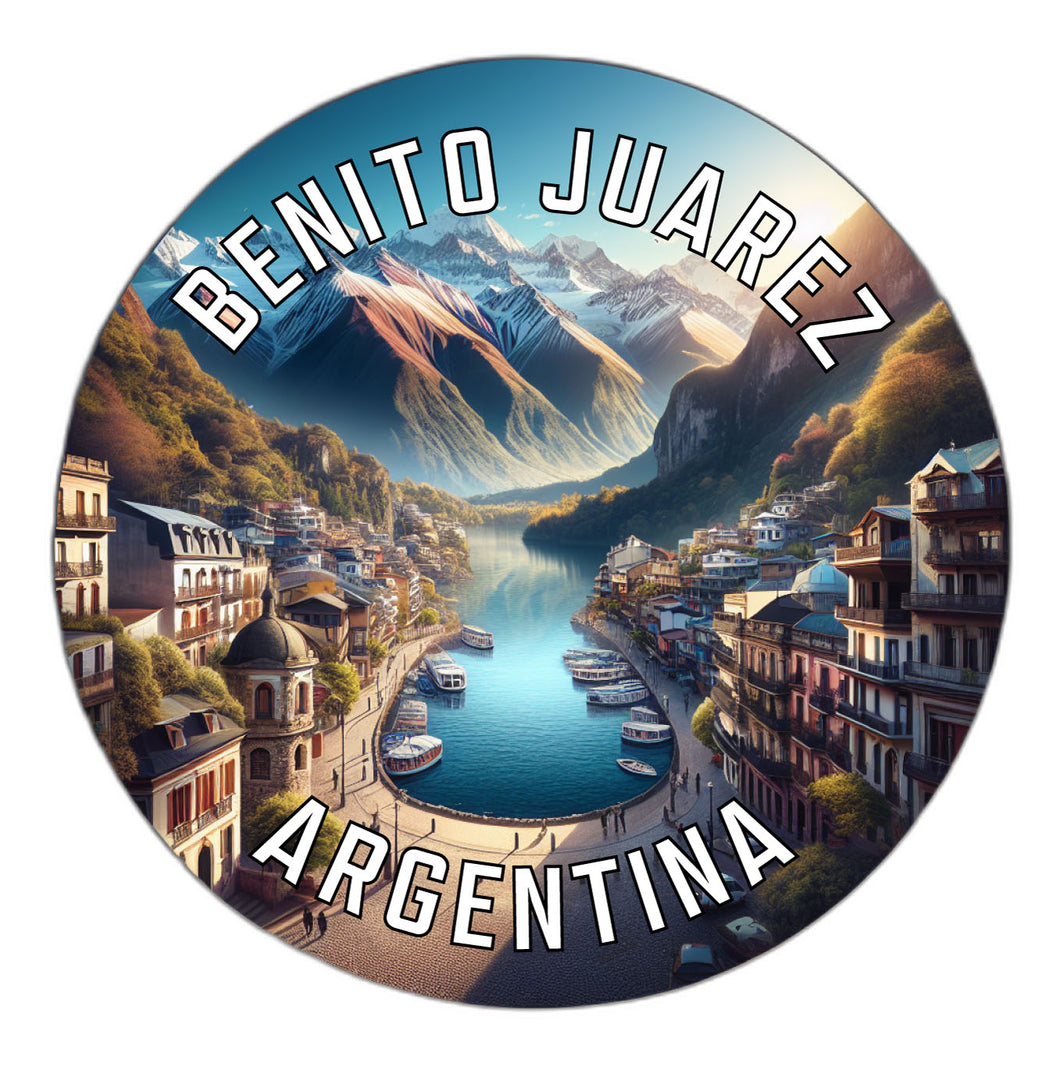 Benito Juarez Argentina Souvenir Die Cut Flat Magnet 2-Inch
