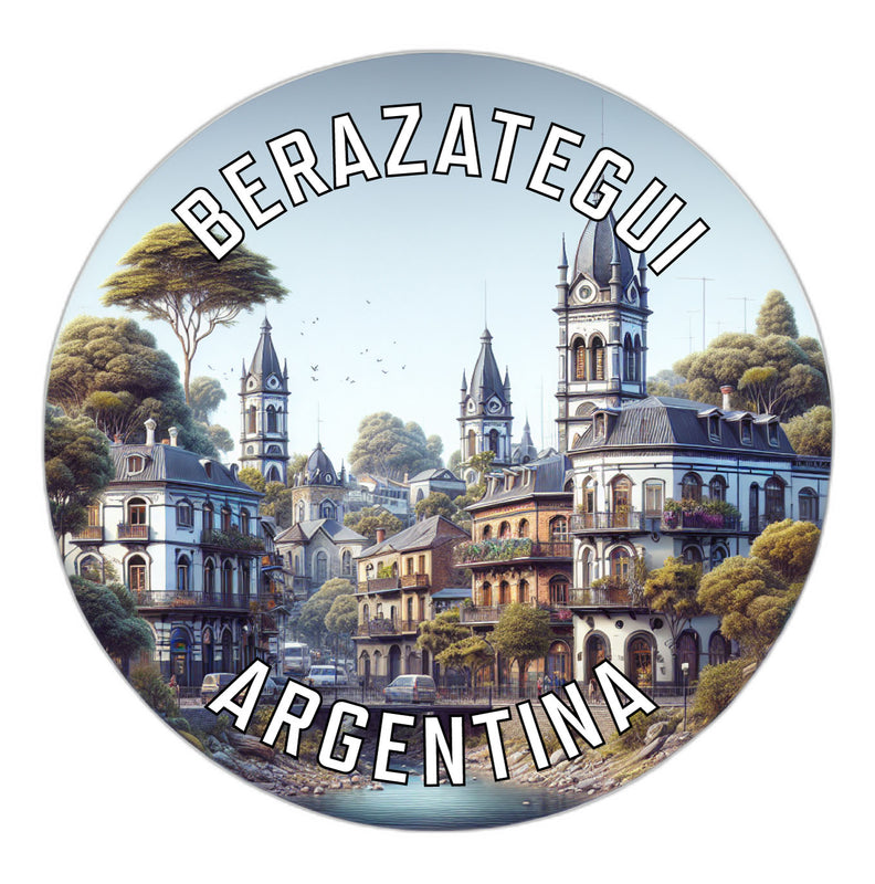 Berazategui Argentina Souvenir Die Cut Flat Magnet 6-Inch