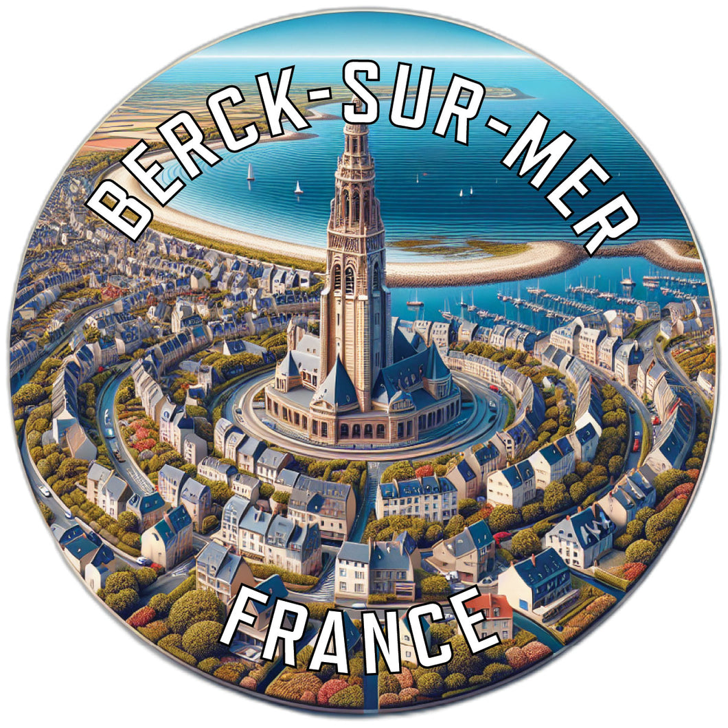 Berck sur Mer France Souvenir Vinyl Decal Sticker 2-Inch