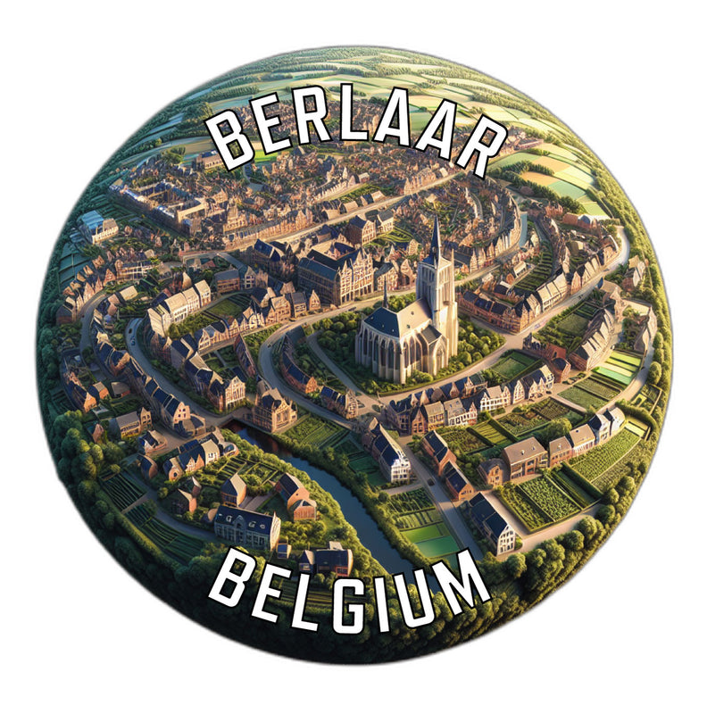 Berlaar Belgium Souvenir Vinyl Decal Sticker 2-Inch