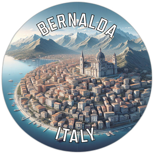 Bernalda Italy Souvenir Vinyl Decal Sticker 6-Inch