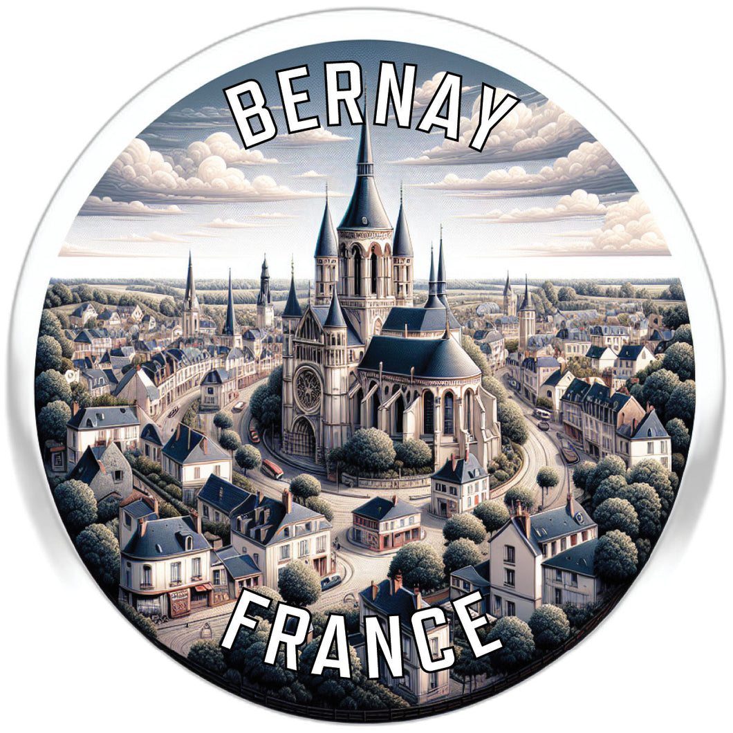 Bernay France Souvenir Vinyl Decal Sticker 2-Inch