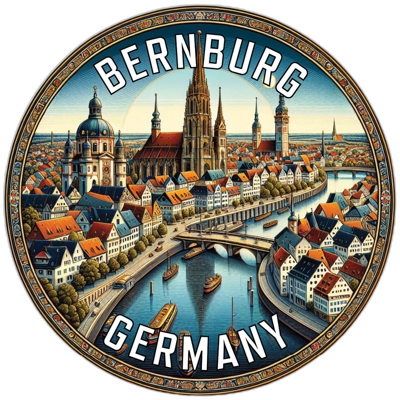 Bernburg Germany Souvenir Vinyl Decal Sticker 2-Inch
