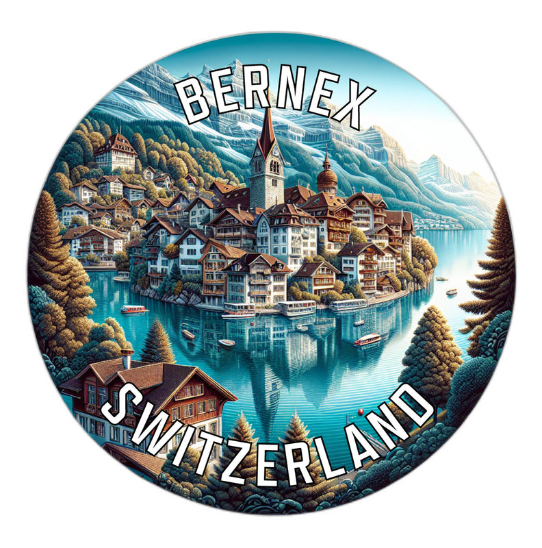 Bernex Switzerland Souvenir Vinyl Decal Sticker 2-Inch