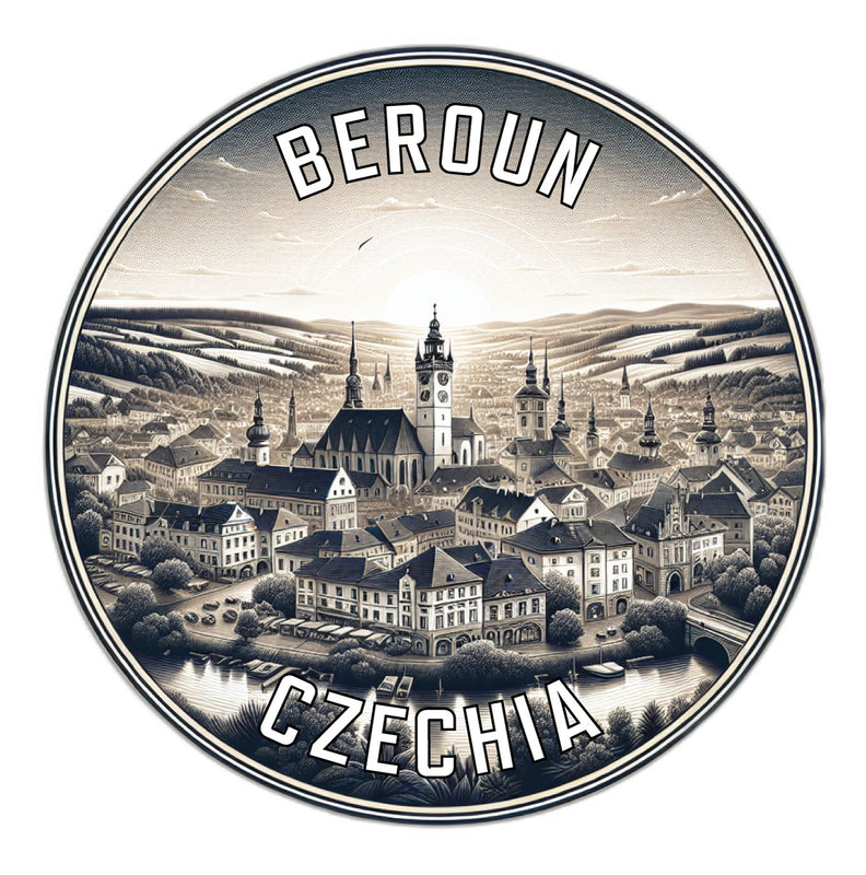 Beroun Czechia Souvenir Vinyl Decal Sticker 2-Inch