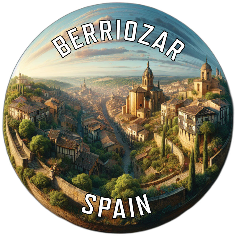 Berriozar Spain Souvenir Vinyl Decal Sticker 6-Inch