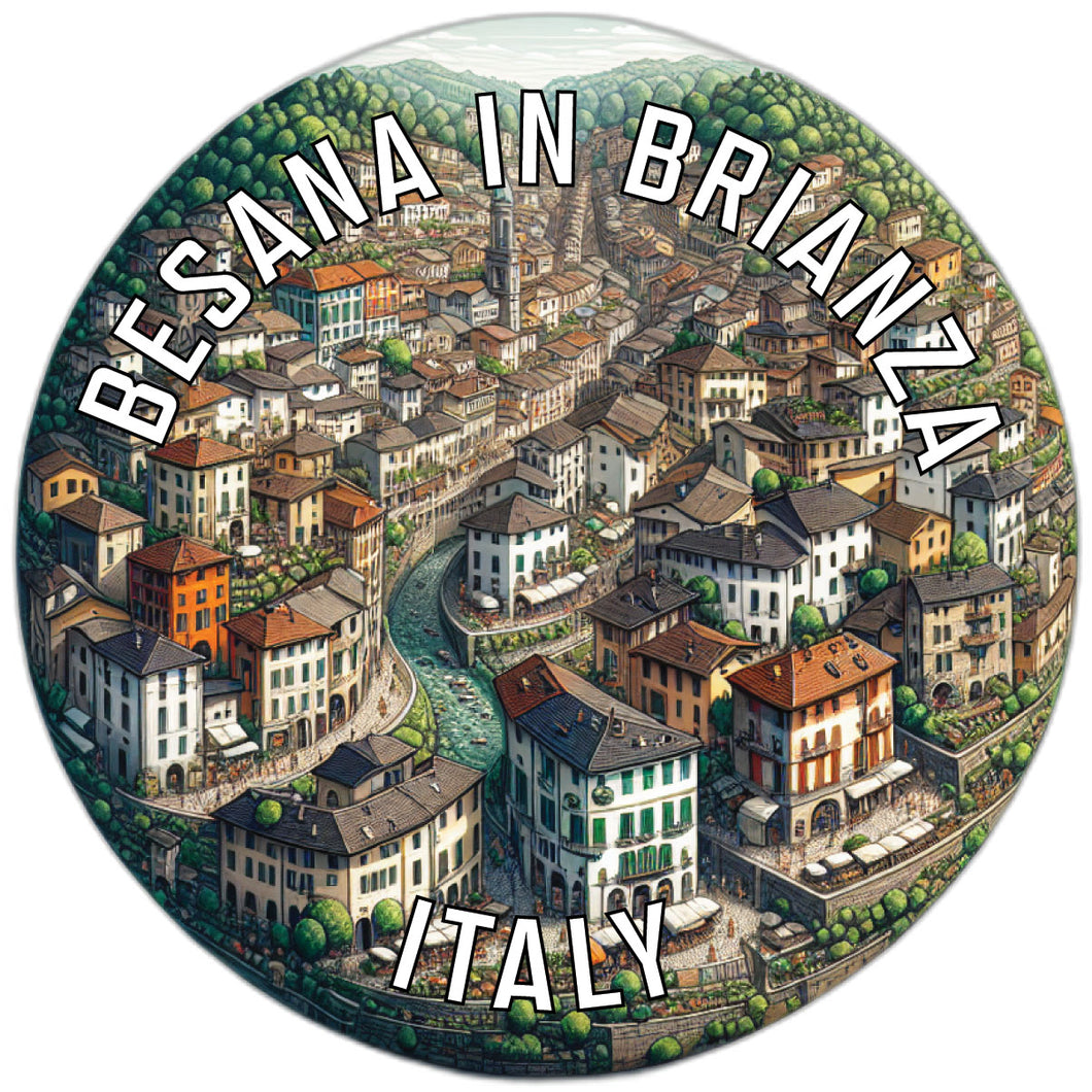 Besana in Brianza Italy Souvenir Vinyl Decal Sticker 6-Inch